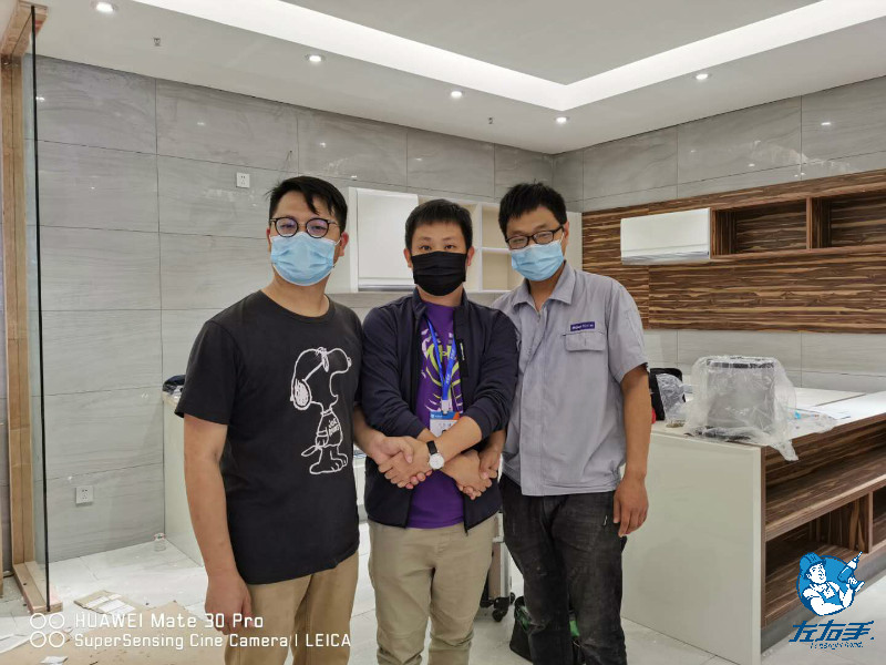 廣西左右手安裝案例|堅(jiān)持左右手服務(wù)理念：服務(wù)一家，滿意一家！