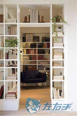 5種不同類型墻面層板書架的安裝方法