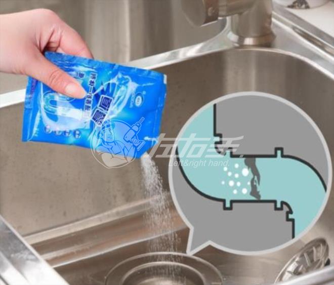 廚房下水管道堵塞怎么辦&mdash;&mdash;洗衣粉