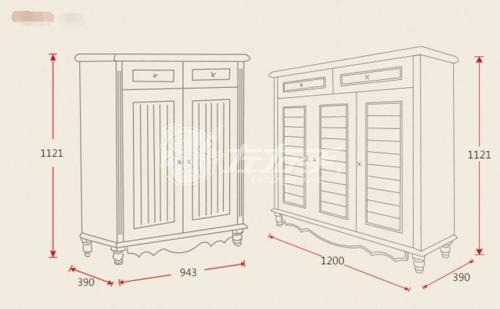 一般鞋柜尺寸是多少？鞋柜尺寸標準尺寸