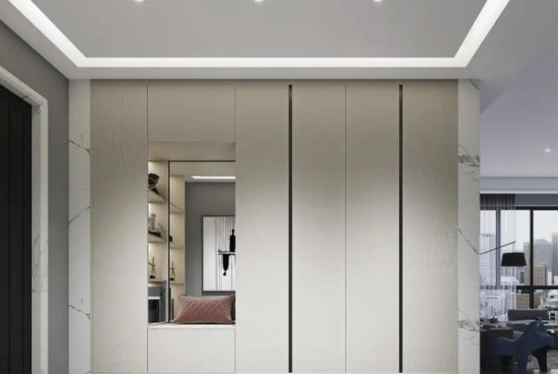 冷暖色系裝修風(fēng)格：門板 柜體 墻板一體化定制，打造同色系高級感家居