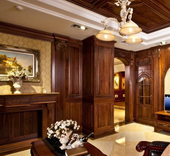 原木護墻板定制：固裝家具定制護墻板安裝方法