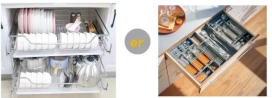 抽屜拉手滑道：櫥柜抽屜免費定制，還需要拉籃嗎？