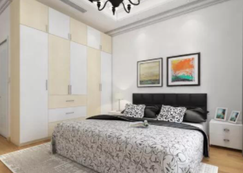 生態(tài)板雙門(mén)衣柜：定制衣柜選對(duì)柜門(mén)能讓臥室空間大一倍