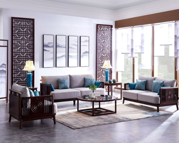 高檔實(shí)木沙發(fā)組合，實(shí)木沙發(fā)美在何處？