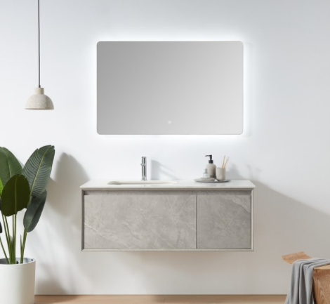 北歐北歐風(fēng)格介紹：北歐輕奢極簡(jiǎn)風(fēng)浴室柜，可定制