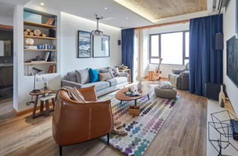 小戶型裝修設(shè)計(jì)：給自家小戶型，備上純色的窗簾吧