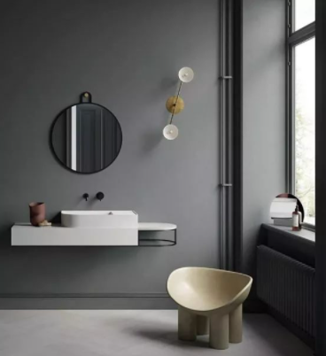 大戶型家裝設(shè)計(jì)：傳統(tǒng)浴室柜已經(jīng)不流行，簡潔時尚的衛(wèi)生間浴室柜!