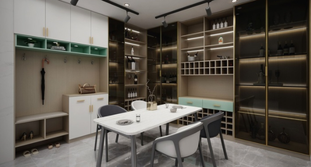 電子轉角酒柜，定制酒柜的款式都有哪些？