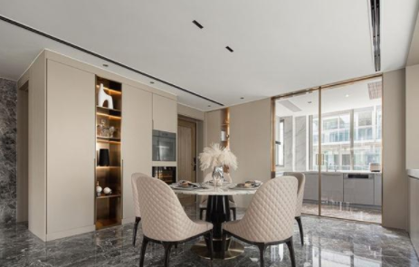 衣帽間門尺寸：最豪橫的新房，這效果才叫高級，主臥室還帶有獨立衣帽間