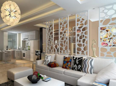 屏風(fēng)隔斷效果圖：客廳屏風(fēng)隔斷有何風(fēng)水講究？客廳屏風(fēng)隔斷風(fēng)水